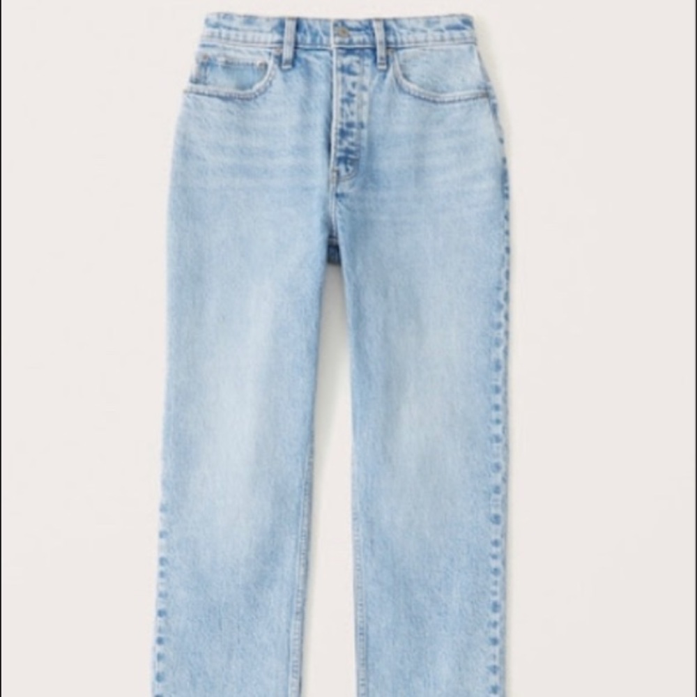 Abercombie Curve Love Dad High Rise jeans— 28P